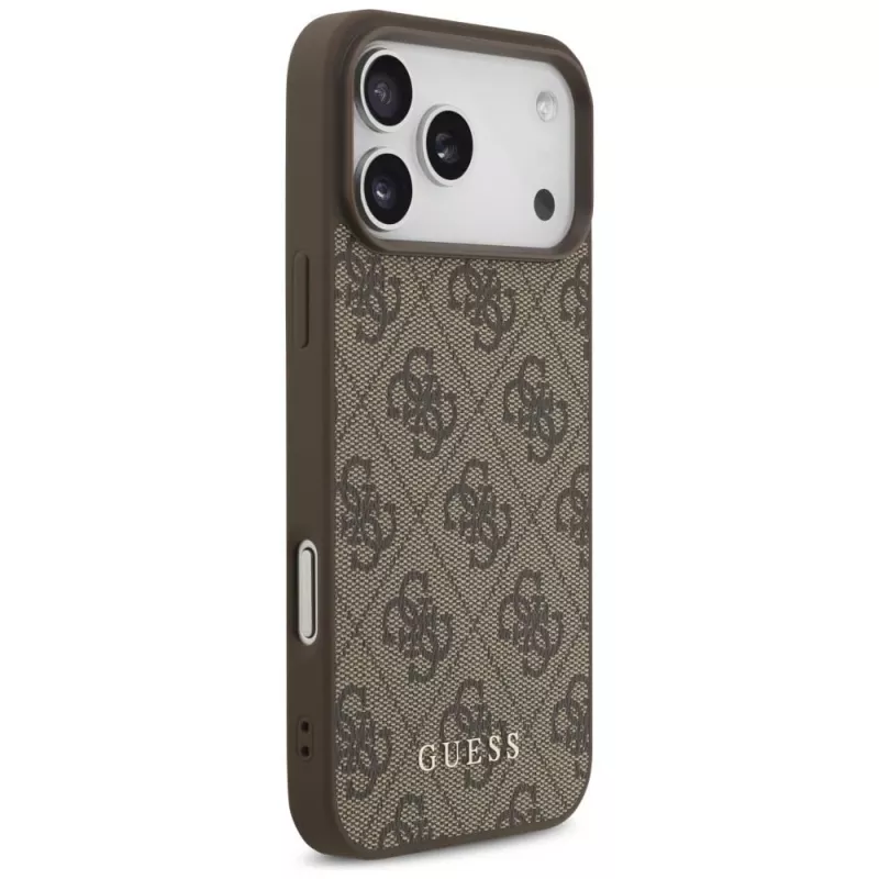 GUESS 4G Classic kotelo iPhone 18 Pro Max / 17 Pro Max - ruskea