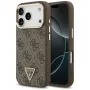 GUESS 4G Triangle Logo MagSafe-kotelo iPhone 17 Pro / 18 Pro - ruskea