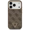 GUESS 4G Triangle Logo MagSafe-kotelo iPhone 17 Pro / 18 Pro - ruskea