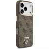 GUESS 4G Triangle Logo MagSafe-kotelo iPhone 17 Pro / 18 Pro - ruskea