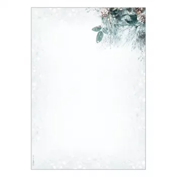SIGEL joulukirjepaperi Eucalyptus Magic A4 90 g/m² 100 arkkia