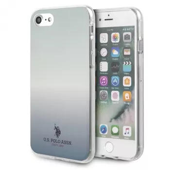 U.S. POLO ASSN. Gradient Pattern Collection kova kotelo iPhone 7/8/SE (2020/2022) - sininen