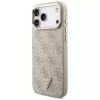 GUESS 4G Triangle Logo MagSafe-kotelo iPhone 18 Pro Max / 17 Pro Max - ruusukulta