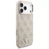 GUESS 4G Triangle Logo MagSafe-kotelo iPhone 18 Pro Max / 17 Pro Max - ruusukulta
