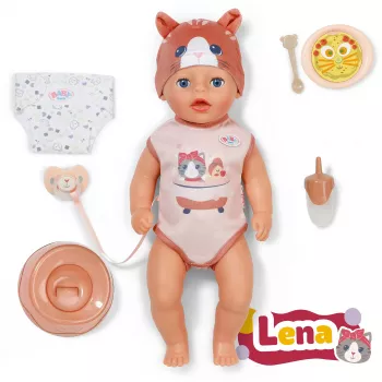 ZAPF CREATION Zapf Baby born Lena Cat 36 cm pehmeävartaloinen nukke