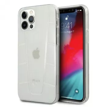 Mercedes-Benz MEHCP12LCLCT iPhone 12 Pro Max läpinäkyvä kova kotelo Transparent Line