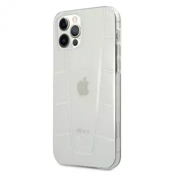 Mercedes-Benz MEHCP12LCLCT iPhone 12 Pro Max läpinäkyvä kova kotelo Transparent Line