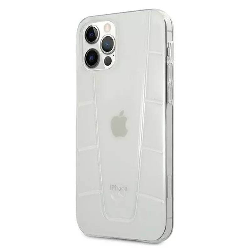 Mercedes-Benz MEHCP12LCLCT iPhone 12 Pro Max läpinäkyvä kova kotelo Transparent Line