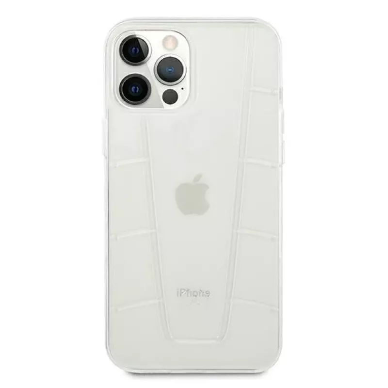 Mercedes-Benz MEHCP12LCLCT iPhone 12 Pro Max läpinäkyvä kova kotelo Transparent Line