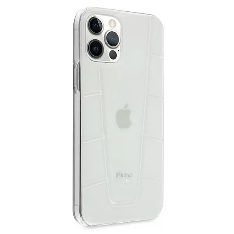 Mercedes-Benz MEHCP12LCLCT iPhone 12 Pro Max läpinäkyvä kova kotelo Transparent Line