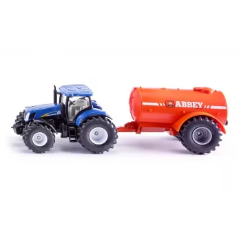 SIKU FARMER New Holland ja Abbey lietesäiliö 1:32 mittakaava traktori ja lisälaitesarja