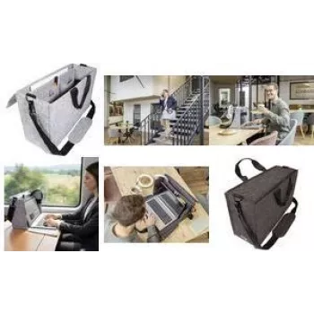 SIGEL Business huopakassi Desk Sharing Bag Workspace M/L synteettistä huopaa, 2 kantokahvaa