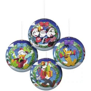 Ravensburger 3D palapelipallo Disney joulupallosarja (2 x 27 palaa)