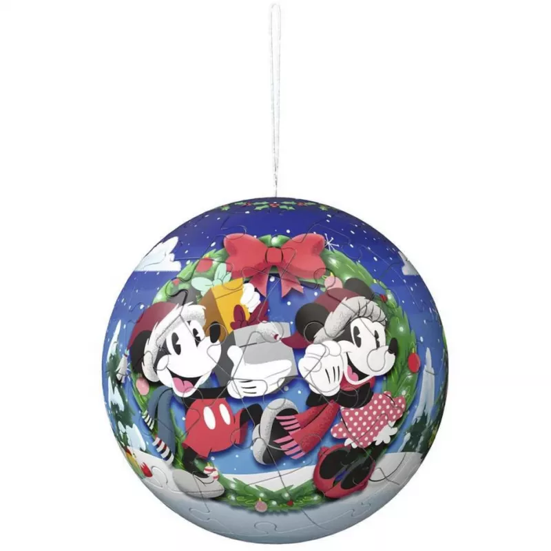 Ravensburger 3D palapelipallo Disney joulupallosarja (2 x 27 palaa)