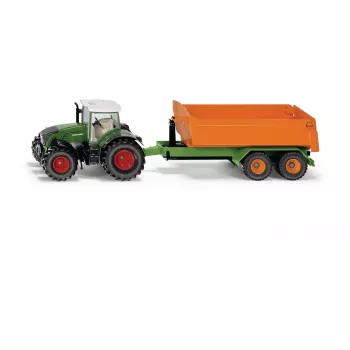 SIKU Farmer Fendt 939 Vario hooklift-alustalla ja vaihtolavalla - mittakaava 1:50, die-cast metallilelu