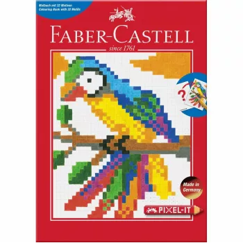 FABER-CASTELL Pixel-it värityskirja 32 kuviolla (201572)