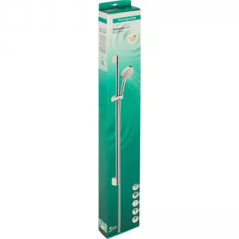 Hansgrohe Crometta Vario EcoSmart suihkusarja, 90 cm, valkoinen/kromi