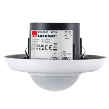 BEG LUXOMAT PD2-M-1C-UP uppoasennettava läsnäolotunnistin PIR:llä, 1-kanava, valkoinen