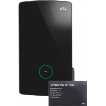 ABL eM4 Single Wallbox -ohjain 22 kW Type 2 pistorasia lukittava