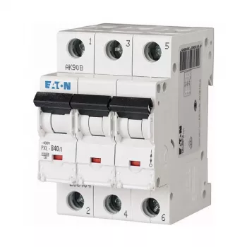 Eaton PXL-B40/3 40A 3-napainen johdonsuojakatkaisija B-karakteristikalla (MCB)