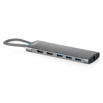 DIGITUS USB-C-telakointiasema, 11-porttinen, Triple Display, 100W PD