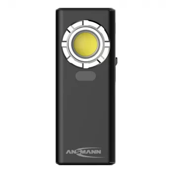 ANSMANN WL1200R ladattava työvalaisin, 1200 lm COB LED, 6500K, Li-Ion 4000 mAh, USB-C, Power Bank, IP54, magneettijalka, koukku