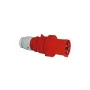 BALS CEE teollisuuspistoke 5-napainen 63A 400V IP44 6h Multi-Grip suora punainen 2155