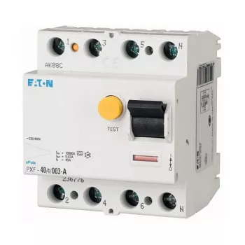 Eaton PXF-40/4/03-A vikavirtasuojakytkin (RCCB), 40 A, 4-napainen, 300 mA, tyyppi A, 230/400 V AC