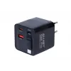 ALLNET 65W GaN USB-C PD seinälaturi Quick Charge 3.0, 2x USB-C ja 1x USB-A
