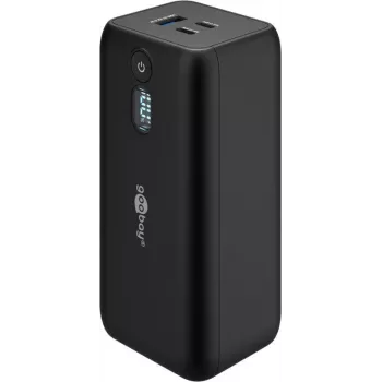 GOOBAY kannettavan tietokoneen varavirtalähde 20 000 mAh Power Delivery (musta)