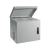 EFB 19 tuuman seinäkotelo 9U syvyys 450 mm IP55 esikoottu RAL7035 harmaa