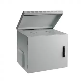 EFB 19 tuuman seinäkotelo 9U syvyys 450 mm IP55 esikoottu RAL7035 harmaa