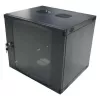 LogiLink 19 tuuman seinäasennus-yksittäiskaappi 6U, Flat Pack, musta (RAL 9005)