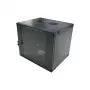 LogiLink 19 tuuman seinäasennus-yksittäiskaappi 6U, Flat Pack, musta (RAL 9005)