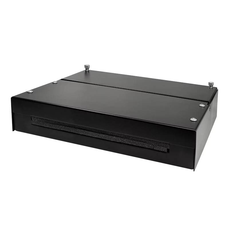 LogiLink konsolidointipistelaatikko 8 tai 12 Keystone-moduulille, metalli, musta