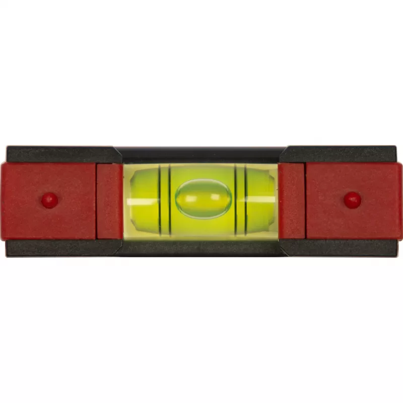 WIHA Mini-vesivaaka Pocket 8 cm harmaa/punainen magneetilla