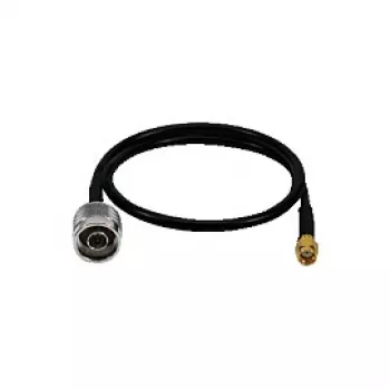 LogiLink WL0104 WLAN pigtail-kaapeli, N-uros RP-SMA, 0,5 m, musta