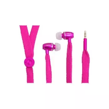 LogiLink stereo in-ear-headset mikrofonilla, 3,5 mm, pinkki