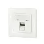 LogiLink Keystone-peite 1 moduulille, saksalainen tyyppi, puhtaanvalkoinen