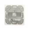 LogiLink Keystone-peite 1 moduulille, saksalainen tyyppi, puhtaanvalkoinen