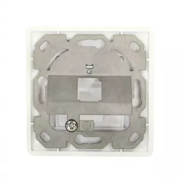 LogiLink Keystone-peite 1 moduulille, saksalainen tyyppi, puhtaanvalkoinen