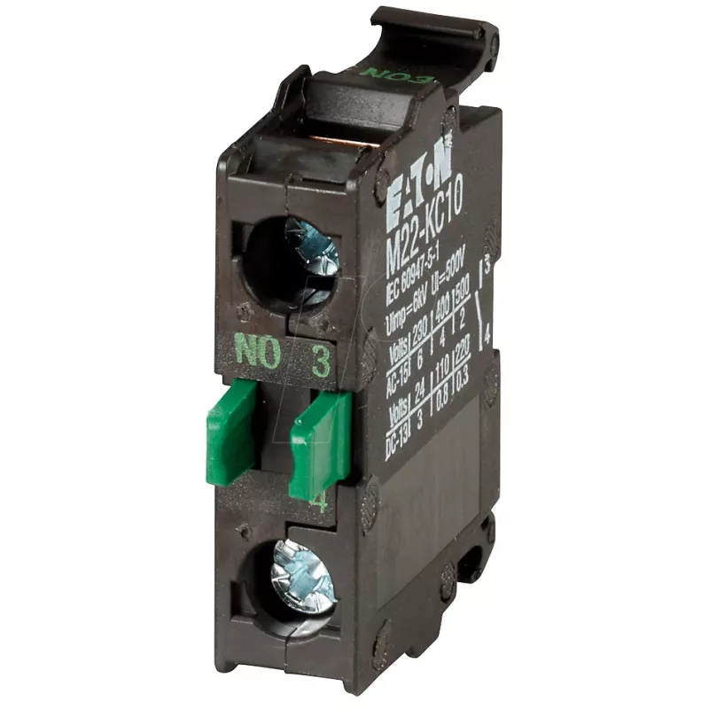 EATON M22-CKC10 kosketinosa 1NO peruskiinnitys jousiliitin