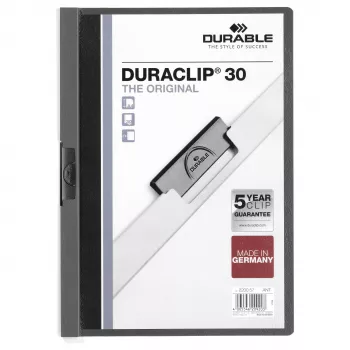DURABLE DURACLIP 30 A4 liittimiä sininen