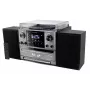 Soundmaster MCD5600SW stereo-musiikkikeskus DAB+ radiolla, CD-soittimella, levysoittimella, kaksoiskasettidekillä, Bluetoothilla, USB-tallennuksella - musta
