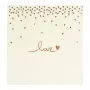 Goldbuch Raining Hearts beige valokuva-albumi, 60 valkoista sivua, kovakantinen, PU-kansi, 31x30 cm