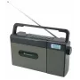 Soundmaster RCD1170SW kannettava CD-radio FM:llä, Bluetoothilla, USB:lla ja ladattavalla akulla - musta