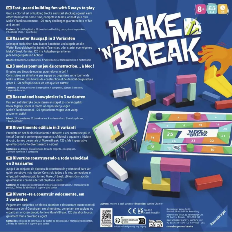 Ravensburger Make 'n' Break Family rakennuspeli