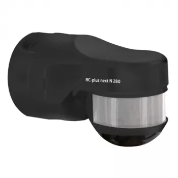BEG RC-plus next N 280 musta liiketunnistin 280° tunnistusalueella ja alikulun suojauksella