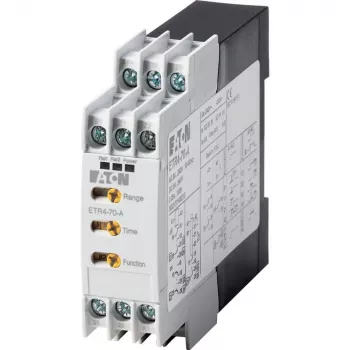 Eaton ETR4-70-A monitoimiaikarele, 24-240 V AC/DC, 2 vaihtokosketinta, 0,05 s-100 h, DIN-kisko