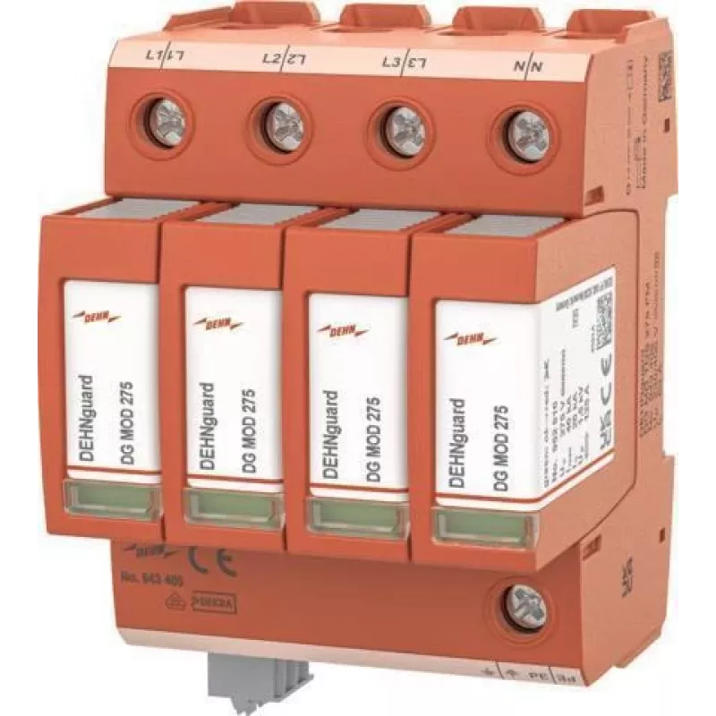 DEHN 943405 DG MD TNS 275 FM Type 2 ylijännitesuoja 3+1 napainen 40kA